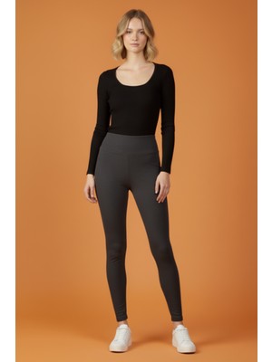 Moresun Kadın Fitilli Gri Tayt