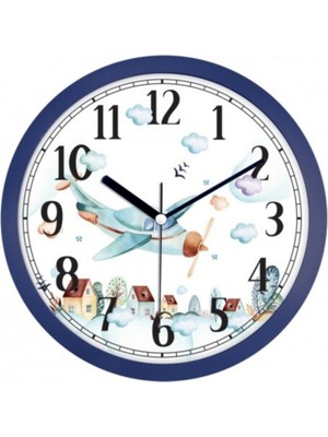 Renkli Çocuk Odası Dekoratif Duvar Saati, Eğlenceli ve Şık Tasarım