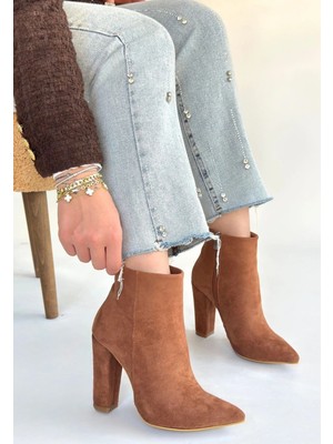 Alfanora Loora Vizon Süet Topuklu Bot