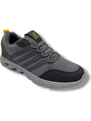 Luttoon 4138-26 Anorak Fashıon Erkek Sneaker Füme Siyah Sarı