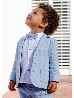 Mayoral Abel Lula Erkek Bebek Catania Keten Ceket Mavi