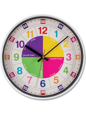 Çocuk Odası Saatleri, 30 Cm, Eğlenceli ve Şık Tasarım