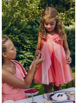 Mayoral Abel Lula Kız Çocuk Mod Elbise Somon