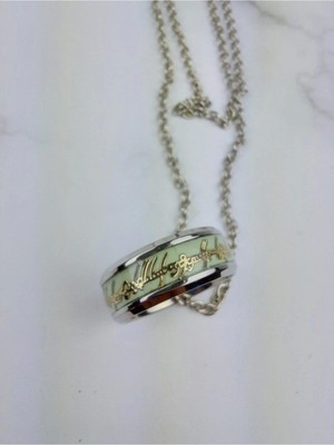 Yüzüklerin Efendisi Gece Parlayan Yüzük Kolye