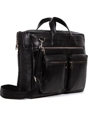 Begush Çanta Hakiki Deri Evrak ve Bilgisayar Laptop Çantası