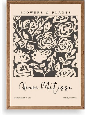 Marsilyan Henri Matisse Ahşap Çerçeveli Tablo 50 x 70