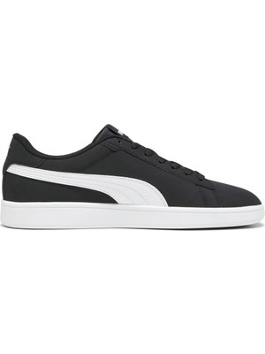 Puma Smash 3.0 Buck Erkek Sneaker Kauçuk Taban ve Siyah Malzeme ile Şık Tasarım