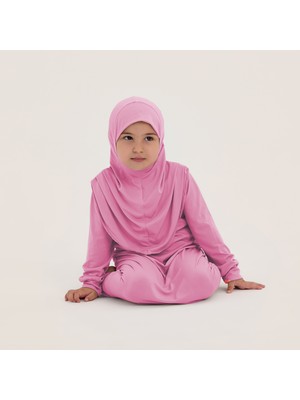 Allnoor Kids Islami Çocuk Tek Parça Namaz Elbisesi