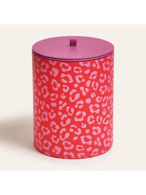 Zsa Zsa Zsu Meılın Pvc Dekoratif Kutu 17.5X21 cm Kırmızı - Pembe
