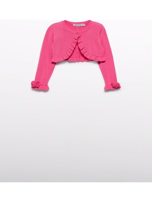 Mayoral Abel Lula Kız Bebek Olive Bolero Mercan