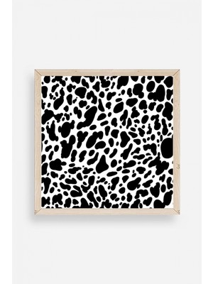 Marsilyan Desen Ahşap Çerçeveli Tablo 50 x 50