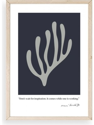 Marsilyan Henri Matisse Ahşap Çerçeveli Tablo 17 x 23