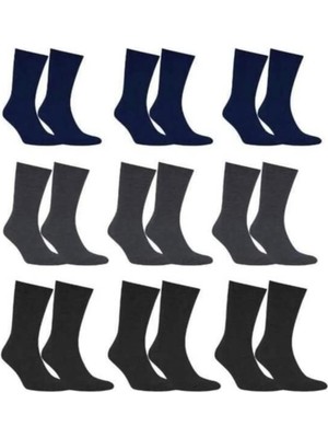 Kılıçaslan Camp Klasik Erkek Çorabı Esnek Likralı 12 Li