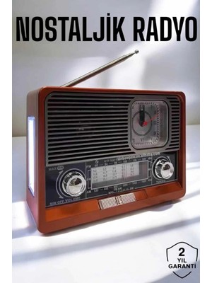 Shopwave Nostaljik Radyo Usb,aux ve Sd Kart Girişli Bluetooth Bağlantılı