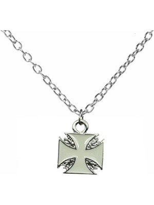 Hristiyan Haç Kolye – Unisex Metal Takı, 60 cm Zincirli Antik & Gotik Stil