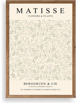 Marsilyan Matisse Ahşap Çerçeveli Tablo 23 x 30