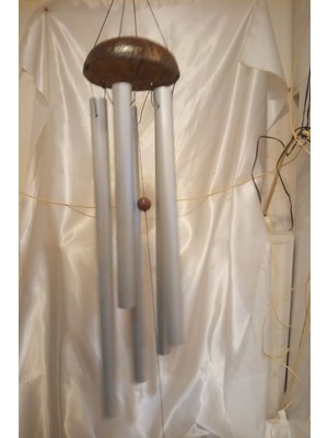 Rahan Deprem Zili Çanı Rüzgar Çanı Zili Feng Shui Ejderha Yılı Koruyucu Yin Yang 5 Metal Boru Büyük Boy