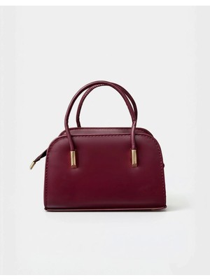 Kida Collection Bordo El ve Kol Çantası