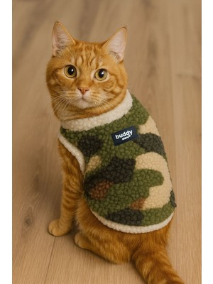 Feyza Design Çift Taraflı Giyilebilir Kedi Yeleği, 1-3 Kg, Rahat ve Şık Tasarım