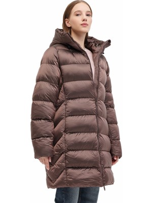 Kinetix Wl 4WJ22906 Pastel Mor Kadın Uzun Kaban