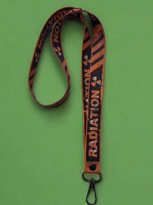 Staffy Turuncu Radyoloji Temalı Yaka Ipi