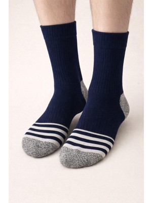 Erkek Spor Soket Çorap Lacivert