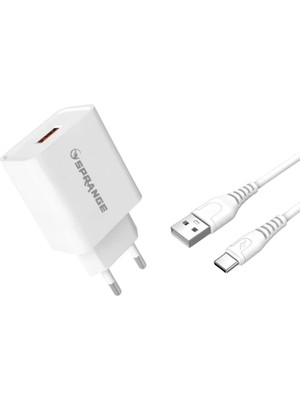 Tahtakale 22W Usb-A Başlık - Type-C Data ve Şarj USB Kablosu