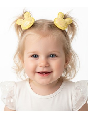 Seabubbles Pullu Tavşan Kulak Kız Çocuk Lastikli Toka 2li