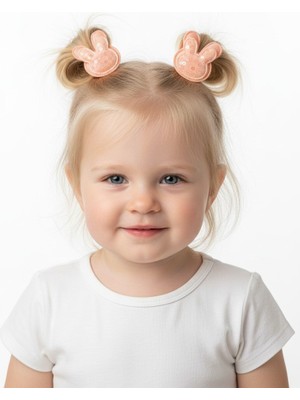 Seabubbles Pullu Tavşan Kulak Kız Çocuk Lastikli Toka 2li