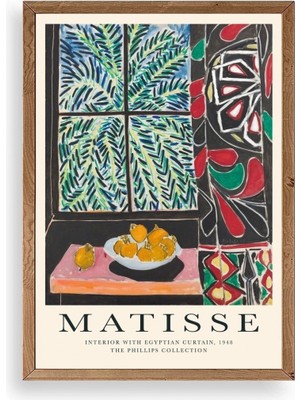 Marsilyan Matisse Ahşap Çerçeveli Tablo 17 x 23