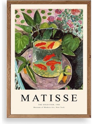 Marsilyan Matisse Ahşap Çerçeveli Tablo 23 x 30