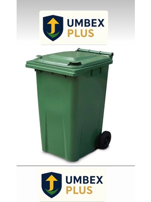 Özbience Dayanıklı Yeşil Çöp Konteyneri 240 Litre, A Isıya Uygun