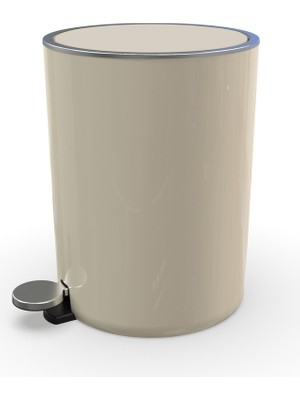 Özbience Şık Bej 5l Çöp Kovası, Prımanova Lenox Tarzı Tasarım