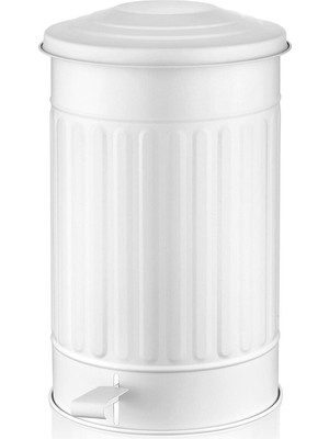 Özbience Pratik 30 Lt Beyaz Mutfak Çöp Kovası, Şık ve Dayanıklı Tasarım