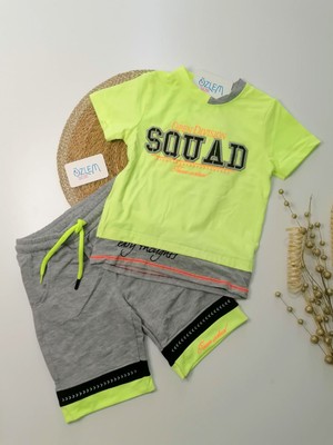 Mutlu Çocuklar Şortlu Erkek Takım 7-8 Yaş