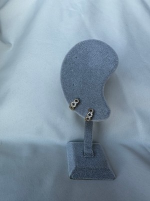 Luckyb Store Taşlı Gold Renk Çelik Küpe