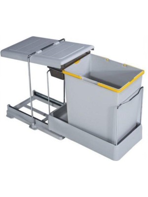 Özbience Raylı Plastik Çöp Kovası 16L, Dayanıklı ve Pratik Temizlik Aracı