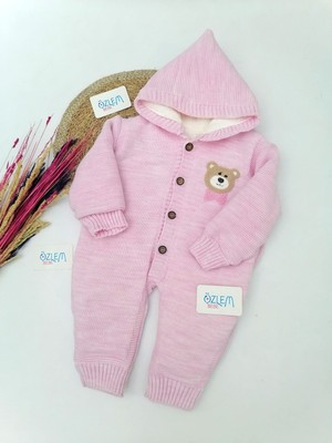 Ersin Baby Welsoftlu Pembe Astronot Tulum 6 Ay