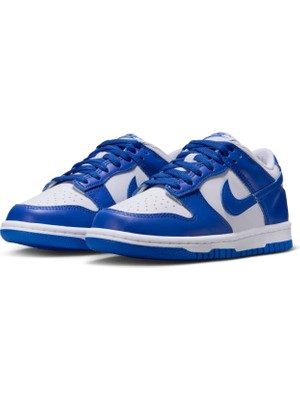 Nike Dunk Low Mavi Beyaz Deri Unisex Sneaker Spor Ayakkabı - FB9109-131