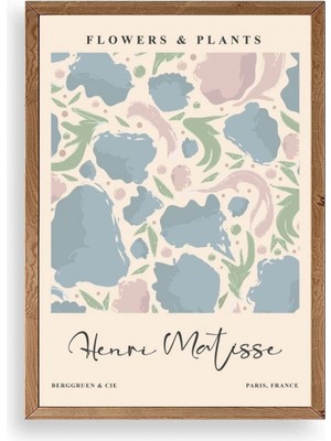 Marsilyan Henri Matisse Ahşap Çerçeveli Tablo 50 x 70