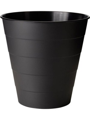 Özbience Şık Siyah 10 Lt Çöp Kutusu Saksısı, Pratik ve Dayanıklı Tasarım