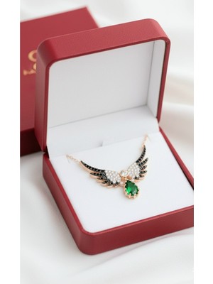 Çekirdek Jewelry 925 Ayar Gümüş Melek Kolye