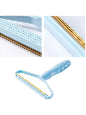 Egecen® Çift Taraflı Elbise Kazak Plastik Kumaş Tüy Alma ve Tiftik Temizleyici Toplayıcı Taşınabilir