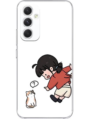 TechTree Samsung Galaxy A54 Uyumlu Zorla Çekiştirilen Sevgili - Çift Kombini Baskılı Silikon Kılıf