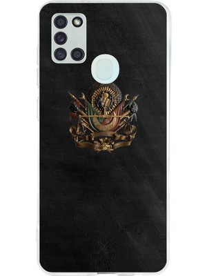 TechTree Samsung Galaxy A21S Uyumlu Osmanlı Tuğrası Detaylı Baskılı Silikon Kılıf