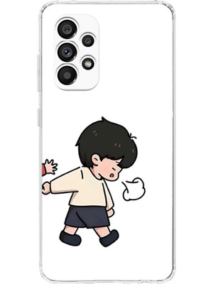 TechTree Samsung Galaxy A23 Uyumlu Zorla Götürülen Sevgili - Çift Kombini Baskılı Silikon Kılıf