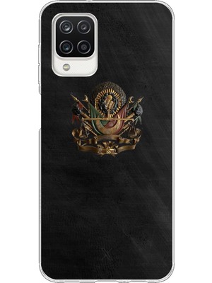 TechTree Samsung Galaxy A12-M12 Uyumlu Osmanlı Tuğrası Detaylı Baskılı Silikon Kılıf