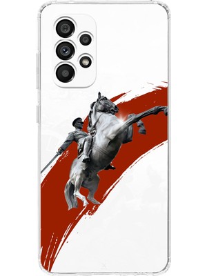 TechTree Samsung Galaxy A23 Uyumlu Şaha Kalkmış At Detaylı Atatürk  Baskılı Silikon Kılıf