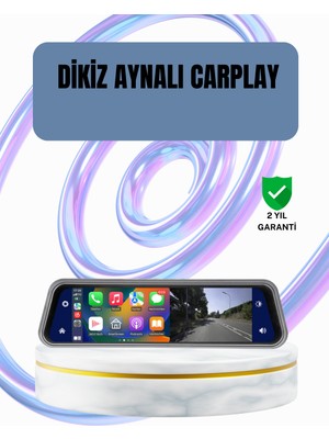 Novytech Ön Arka Kameralı Dokunmatik Dikiz Aynası 170° Geniş Açı