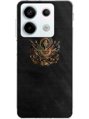 TechTree Redmi Note 13 Pro 5g Uyumlu Osmanlı Tuğrası Detaylı Baskılı Silikon Kılıf